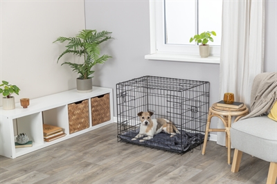 Trixie Home Kennel Zwart 78x55x62 cm — Veilig en comfortabel voor jouw hond