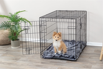 Trixie Home Kennel Zwart 78x55x62 cm — Veilig en comfortabel voor jouw hond