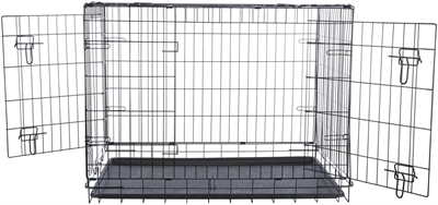 Trixie Home Kennel Zwart 93x62x69 cm — Veilige plek voor jouw hond