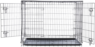 Trixie Home Kennel Zwart 109x71x79 cm — Veilig en comfortabel voor jouw hond