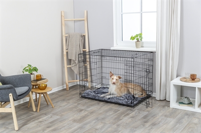 Trixie Home Kennel Zwart 109x71x79 cm — Veilig en comfortabel voor jouw hond