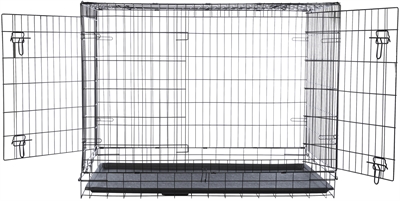 Trixie Home Kennel Zwart 116x77x86 cm — Veilige plek voor jouw hond