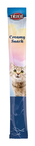 Trixie Creamy Snack Witvis 5x14 GR 6 ST voor katten