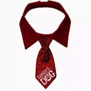 Plenty Gifts Kerst Stropdas Santa's Favorite Dog M