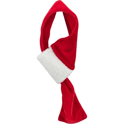 Trixie Xmas Sjaal Fluweellook Rood/Wit 70 cm voor honden