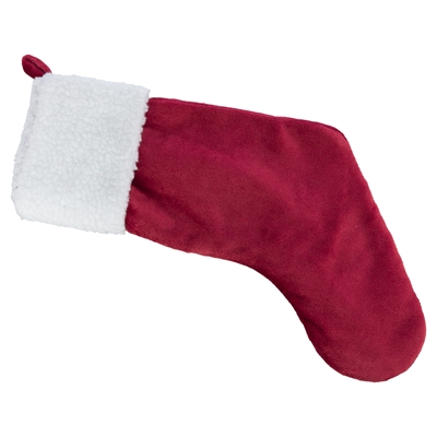 Trixie Kerstsok Pluche Rood/Wit 47 cm voor huisdieren
