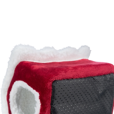 Trixie Xmas Cuddly Cave voor Degoes 23x24x18 cm Rood/Wit