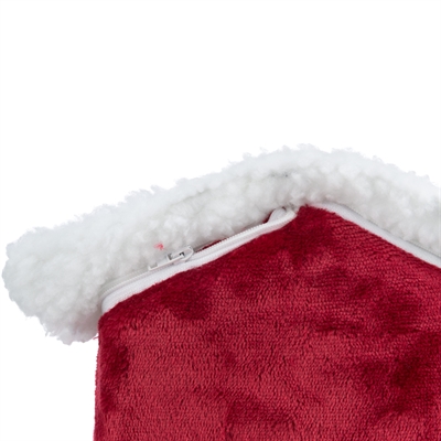 Trixie Xmas Cuddly Cave voor Degoes 23x24x18 cm Rood/Wit
