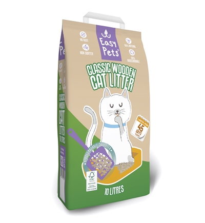 Easypets Houtkorrels Kattenbakvulling Biologisch 10 Ltr