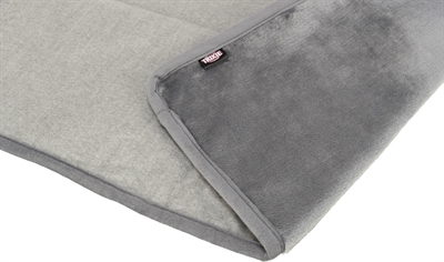 Trixie Hondendeken Levy Pluche Grijs 100x70 cm — Comfortabele ligplek voor je hond