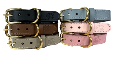 Sazzz Halsband Hond Braveheart Leer Bruin 32-39x2 CM