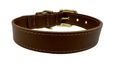 Sazzz Halsband Hond Braveheart Leer Bruin 32-39x2,5 cm