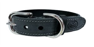 Sazzz Halsband Hond Nomad Vintage Leer Antraciet 37-45x3 CM