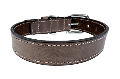 Sazzz Halsband Hond Nomad Leer Bruin 42-50x3 cm