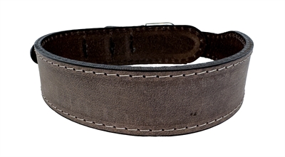Sazzz Halsband Hond Leer Bruin 37-45x3,5 CM