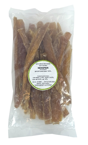 Petsnack Nekspier 30 cm 1 kg - Gedroogde hondensnack