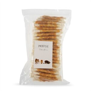 Petstyle Living Gedraaide Stick Met Kip 12,5 CM 100 ST