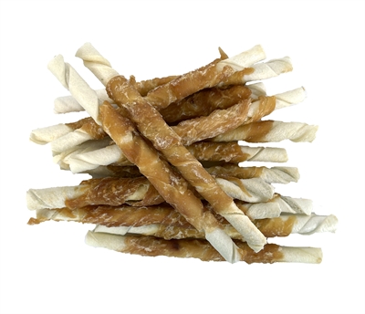 Petstyle Living Gedraaide Stick Met Kip 12,5 CM 30 ST