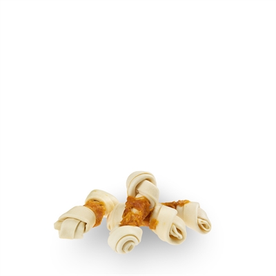 Petstyle Living Geknoopt Bot Wit Met Kip 10-11 cm 20 st