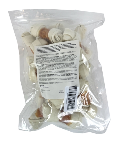 Petstyle Living Geknoopt Bot Wit Met Kip 10-11 cm 20 st