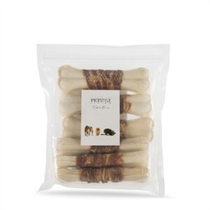 Petstyle Living Geperst Bot Wit Met Eend 16 CM 6 ST