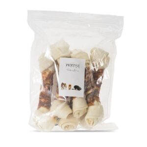 Petstyle Living Geknoopt Bot Wit Met Eend 20-21 CM 6 ST