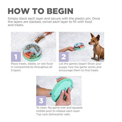 Nina Ottosson Puppy Lickin' Layers Likmat 17x17x6 cm