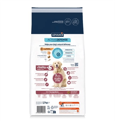 Advance Maxi Senior Hondenvoer 12 KG