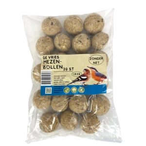 De Vries Mezenbollen In Folie 20 ST 1,8 KG