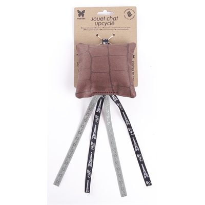 Martin Kattenspeelgoed Angeline Kruis Gerecycled Leer/Lint 68 cm