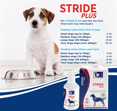 TRM Stride Plus 200 ML - Voedingssupplement voor honden gewrichten