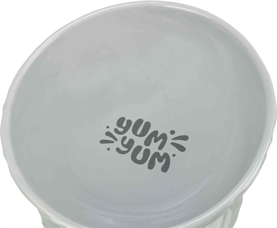 Trixie Verhoogde Voerbak Keramiek Grijs 350 ML 17 CM