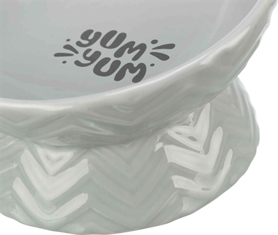 Trixie Verhoogde Voerbak Keramiek Grijs 350 ML 17 CM