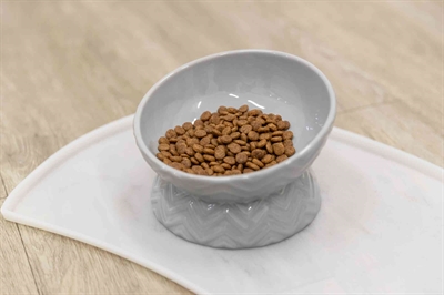 Trixie Verhoogde Voerbak Keramiek Grijs 350 ML 17 CM
