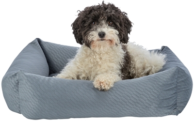 Trixie Hondenmand Alena Hoekig Blauw/Grijs 80x60 cm — Comfortabele plek voor je hond