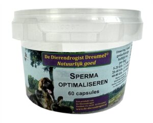 Dierendrogist Sperma Optimaliseren Capsules 60 ST