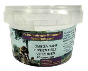 Dierendrogist Omega 3-6-9 Vetzuren Capsules 60 ST voor honden en katten