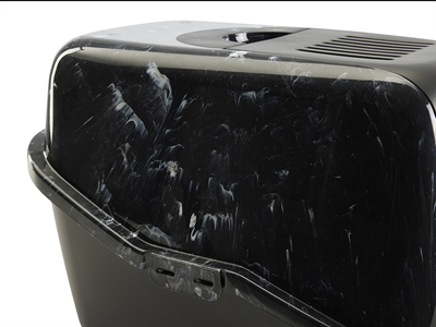 Savic Kattenbak Nestor Marble Zwart/Wit 56x39x38,5 cm