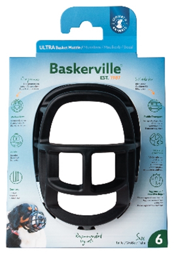 Baskerville Ultra Muzzle Muilkorf Nr 6