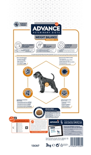 Advance Veterinary Diet Dog Weight Balance Medium/Maxi 3 KG