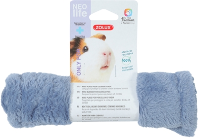 Zolux Neolife Mini Deken Cavia Blauw 20x20 cm