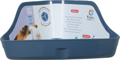 Zolux Neolife Hoektoilet Cavia Blauw 32x25x15 cm