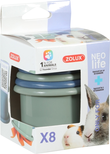 Zolux Neolife Treat Hiding Cup Set voor konijnen en cavia's