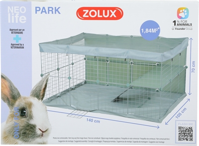 Zolux Neolife Konijnenhok Neopark 140x105x70 cm