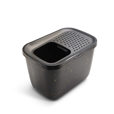 Savic Kattenbak Hop In Marble Zwart/Goud 58,8x39x39,5 cm