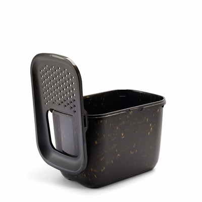 Savic Kattenbak Hop In Marble Zwart/Goud 58,8x39x39,5 cm