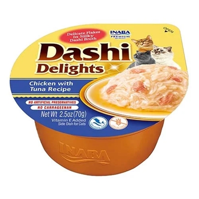 Inaba Dashi Delights Kip met Tonijn 70 GR