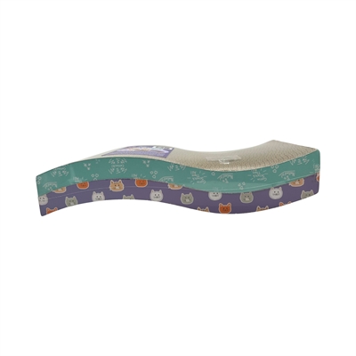 Easypets Krabkarton Wave 2 stuks met catnip