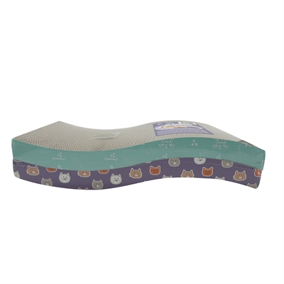 Easypets Krabkarton Wave 2 stuks met catnip