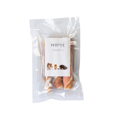 Petstyle Living Twisted Stick Multicolor Met Kip 20 CM 2 ST